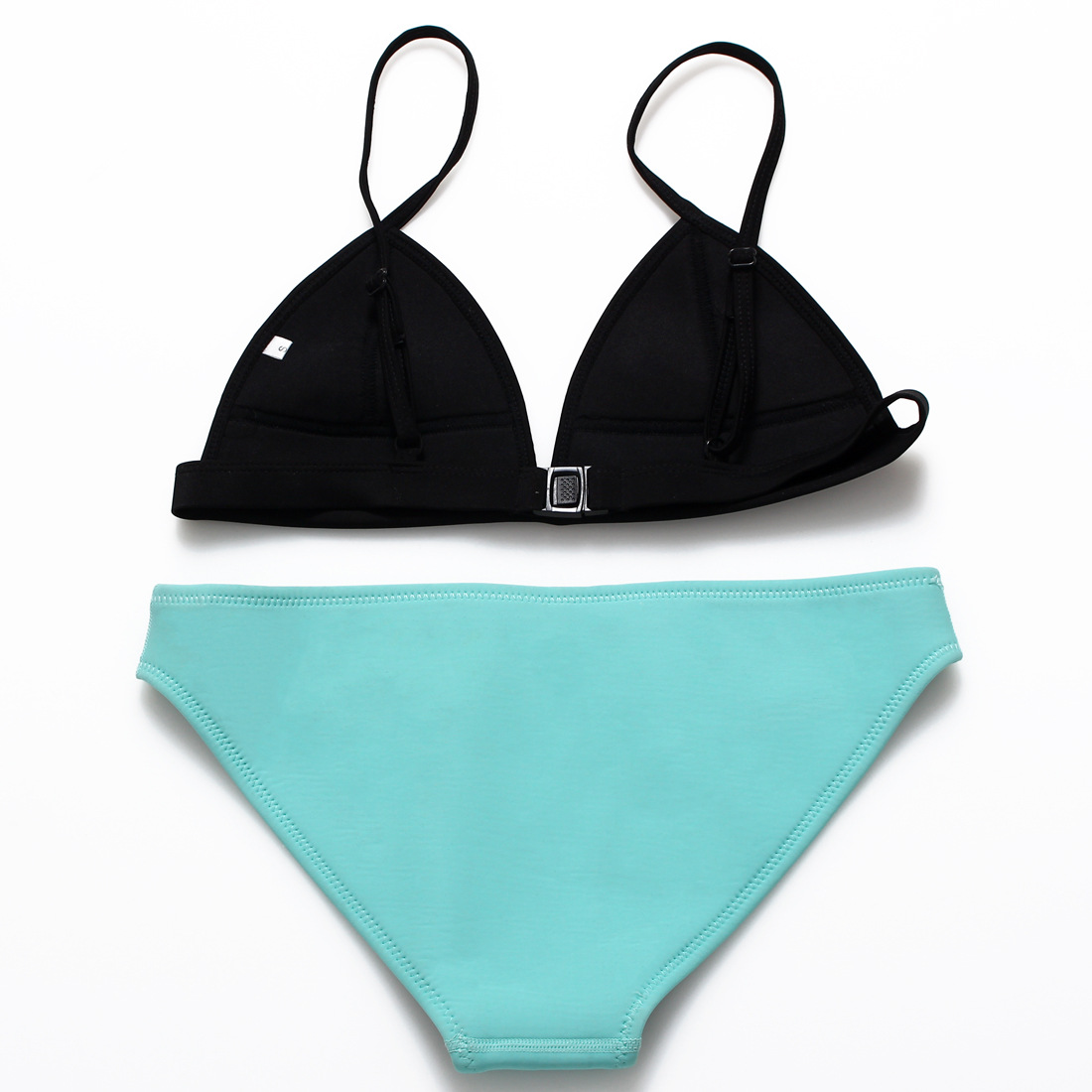 F4378-4 sexy strapless zip up low rise bikini set